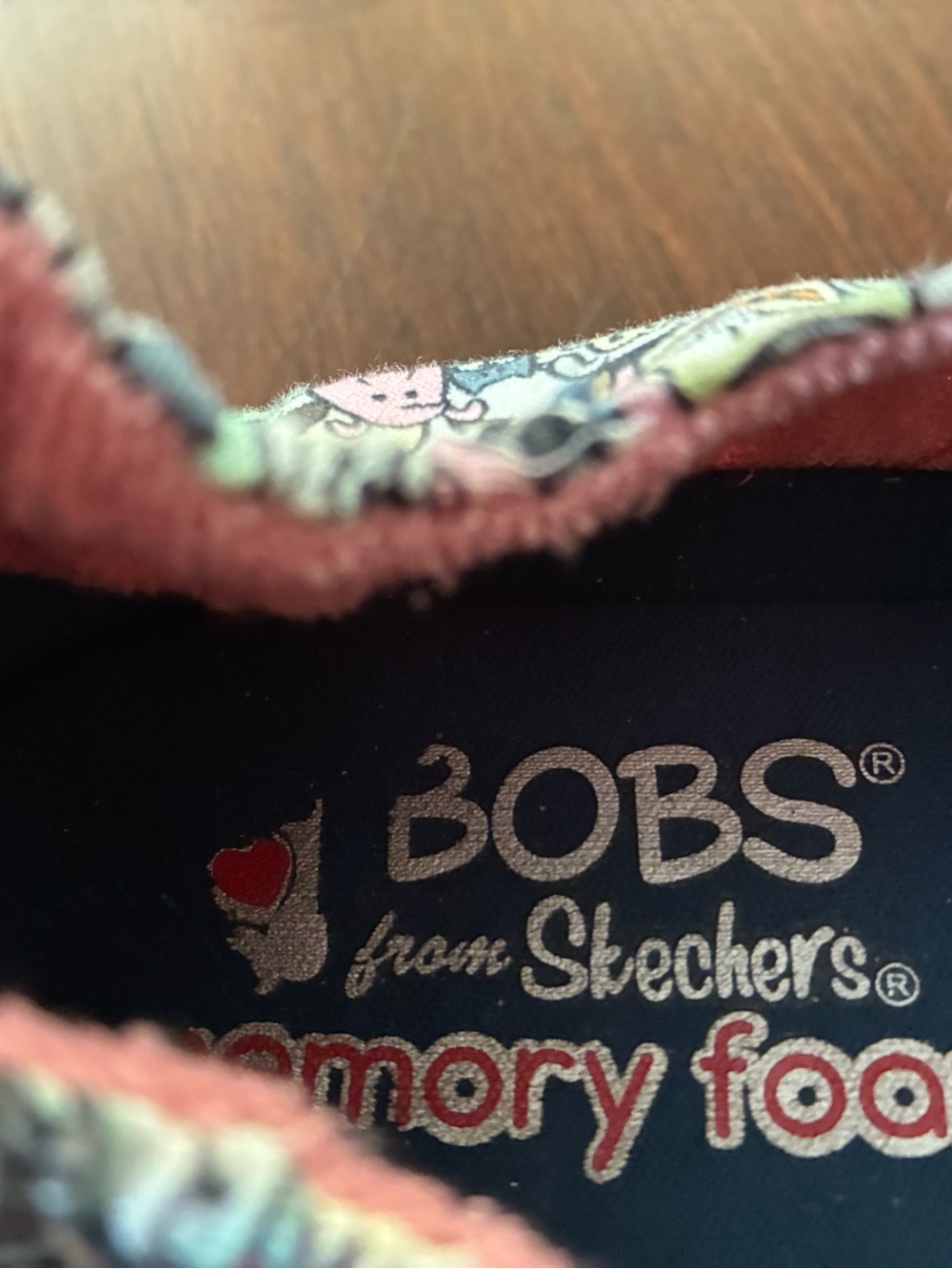 Skechers BOBS Patterned Canvas Sneakers in Multi Pink - Picture 3 of 3